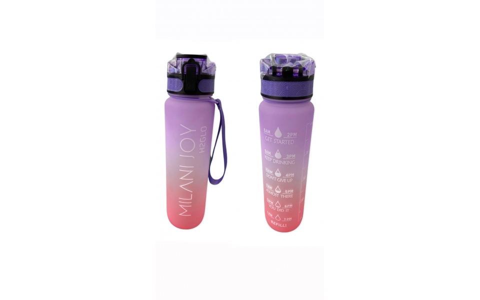 H2 GLO WATER BOTTLE  CORAL